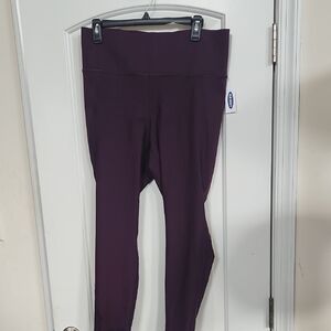 Old Navy Xl Purple Leggings Nwt